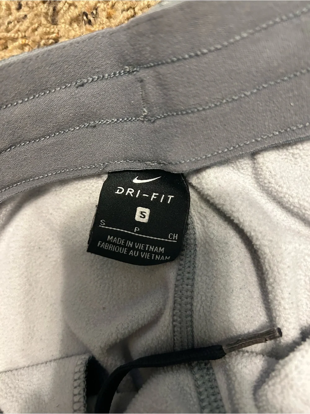 Nike Gray Women’s Logo Joggers with Black Branding